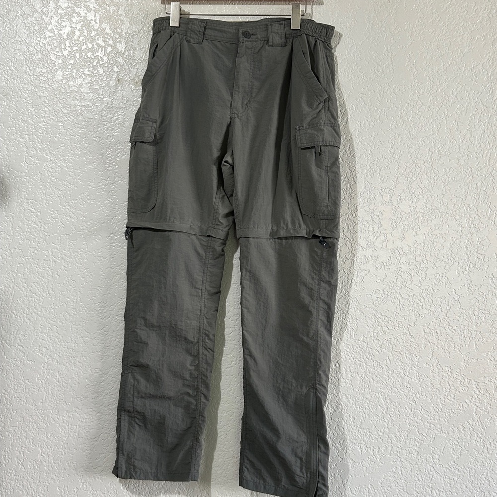 Rugged Exposure Men’s Gray ConvertibleWater-repellent Cargo Pants